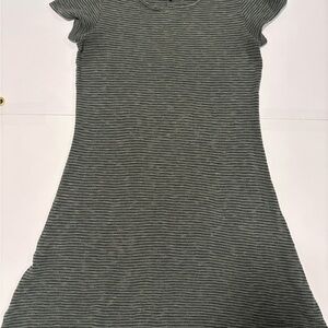 Forever 21 Green Striped Dress